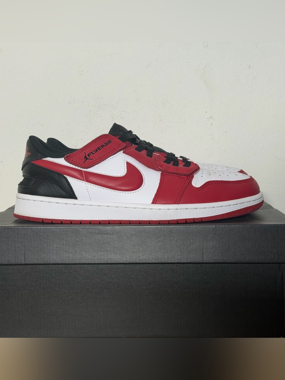 Nike Air Jordan 1 Low FlyEase 'White Gym Red' Sneakers DM1206-163 Men’s Size 11